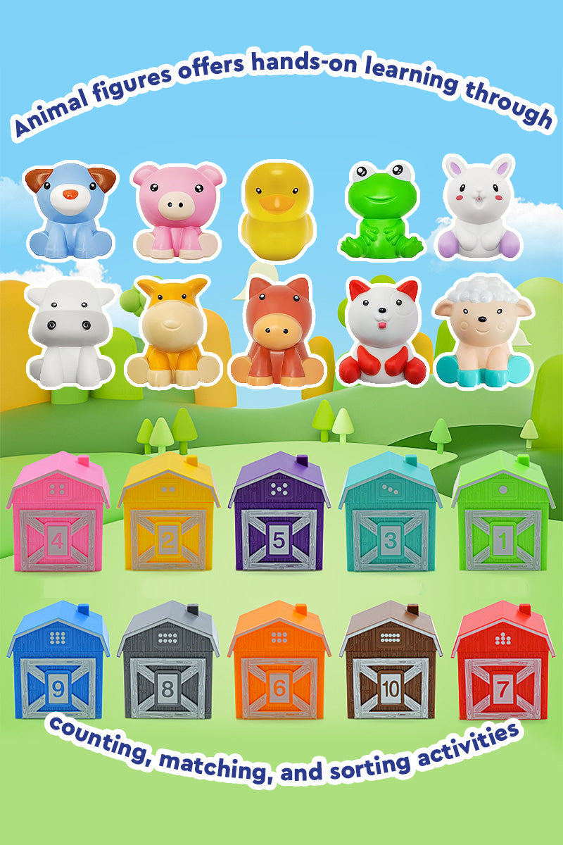 Montessori Farm Animals Counting &amp; Sorting Set