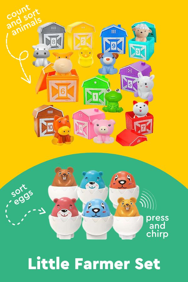 Montessori Farm Animals Counting &amp; Sorting Set