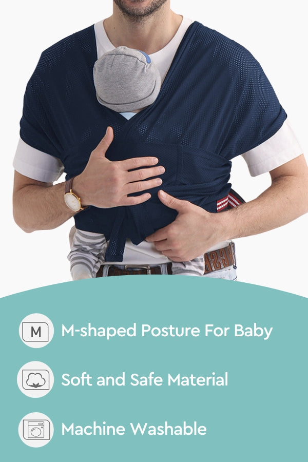 Enhanced Back Relief &amp; Temperature Control: Koala Baby Wrap Carrier Sling