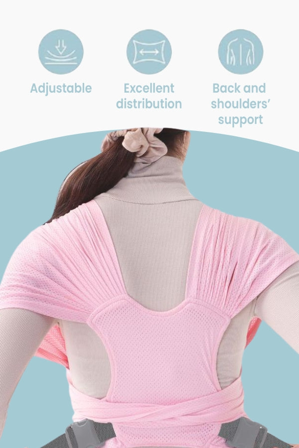 Enhanced Back Relief &amp; Temperature Control: Koala Baby Wrap Carrier Sling