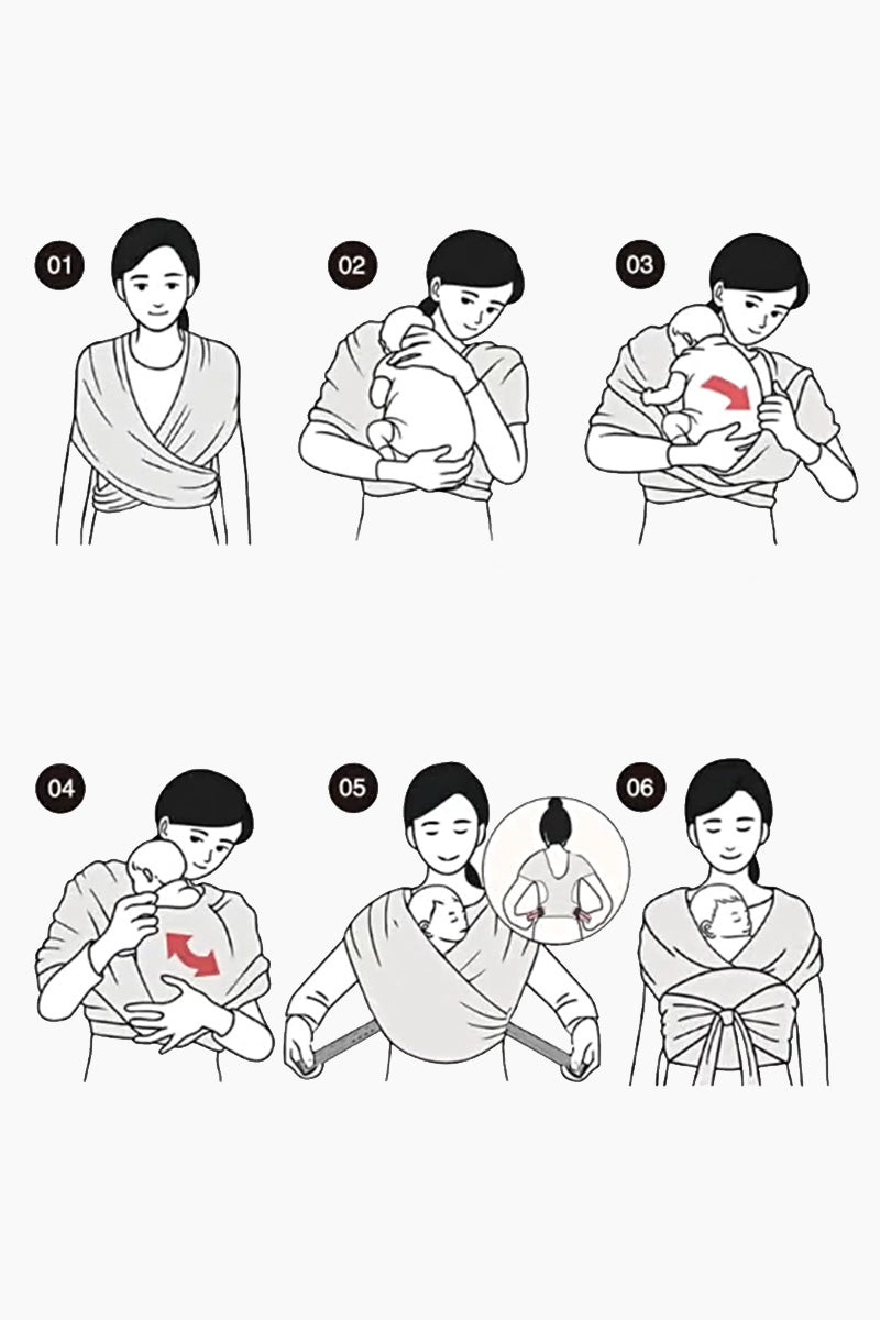 Enhanced Back Relief &amp; Temperature Control: Koala Baby Wrap Carrier Sling