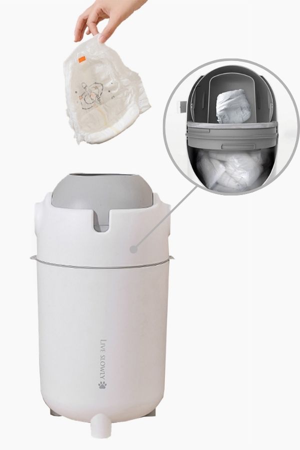 Odor-Locking Diaper Pail