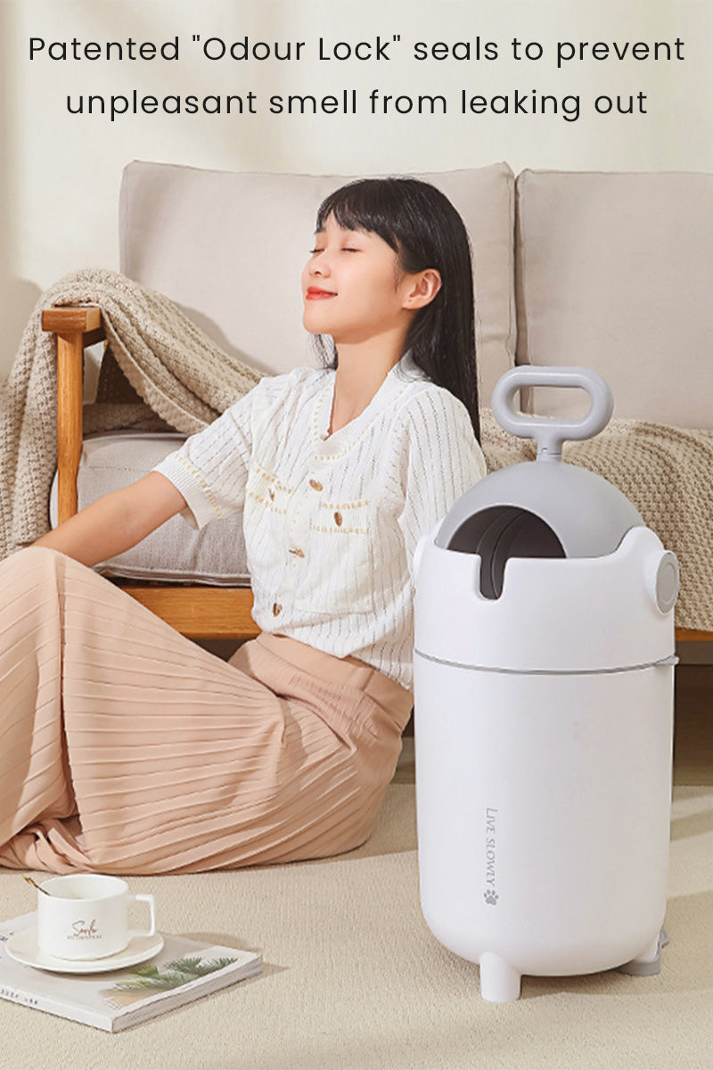 Odor-Locking Diaper Pail