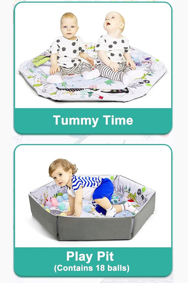 First Adventures Baby Playmat &amp; Gym