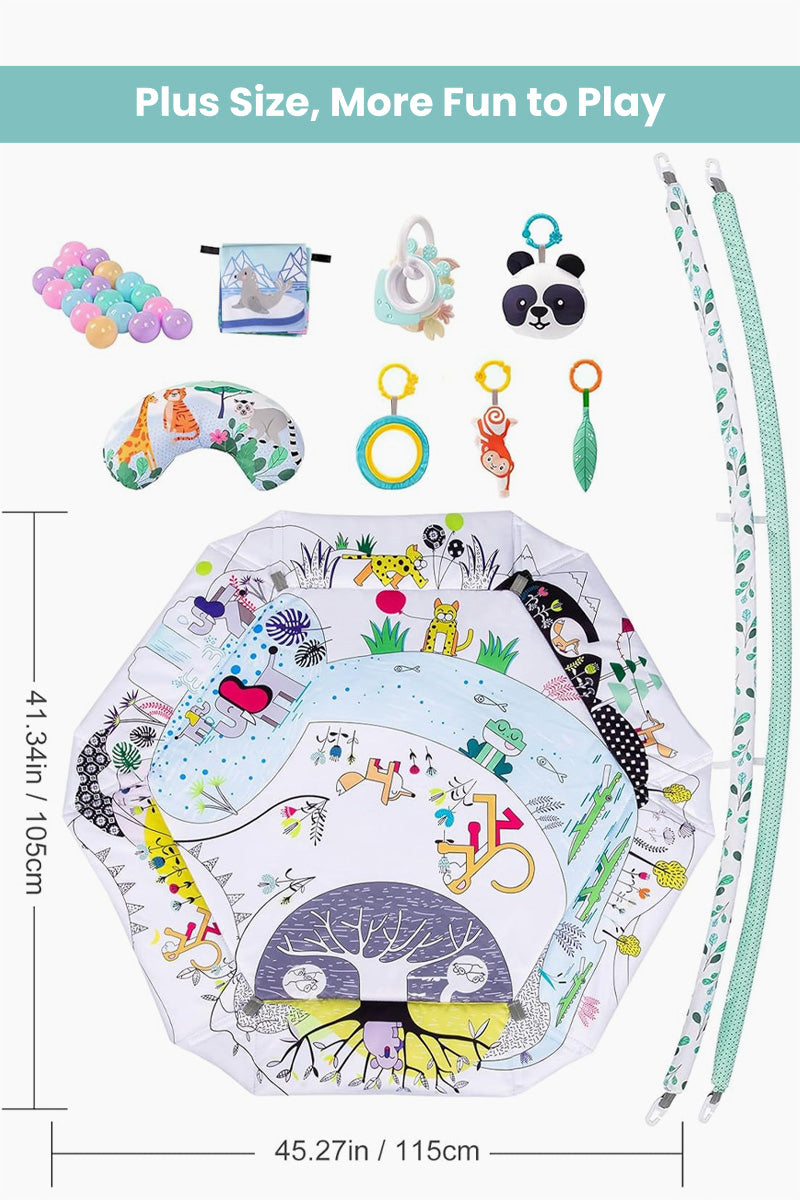 First Adventures Baby Playmat &amp; Gym