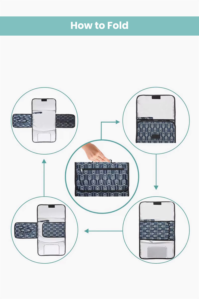 Travel Changing Bag Clutch