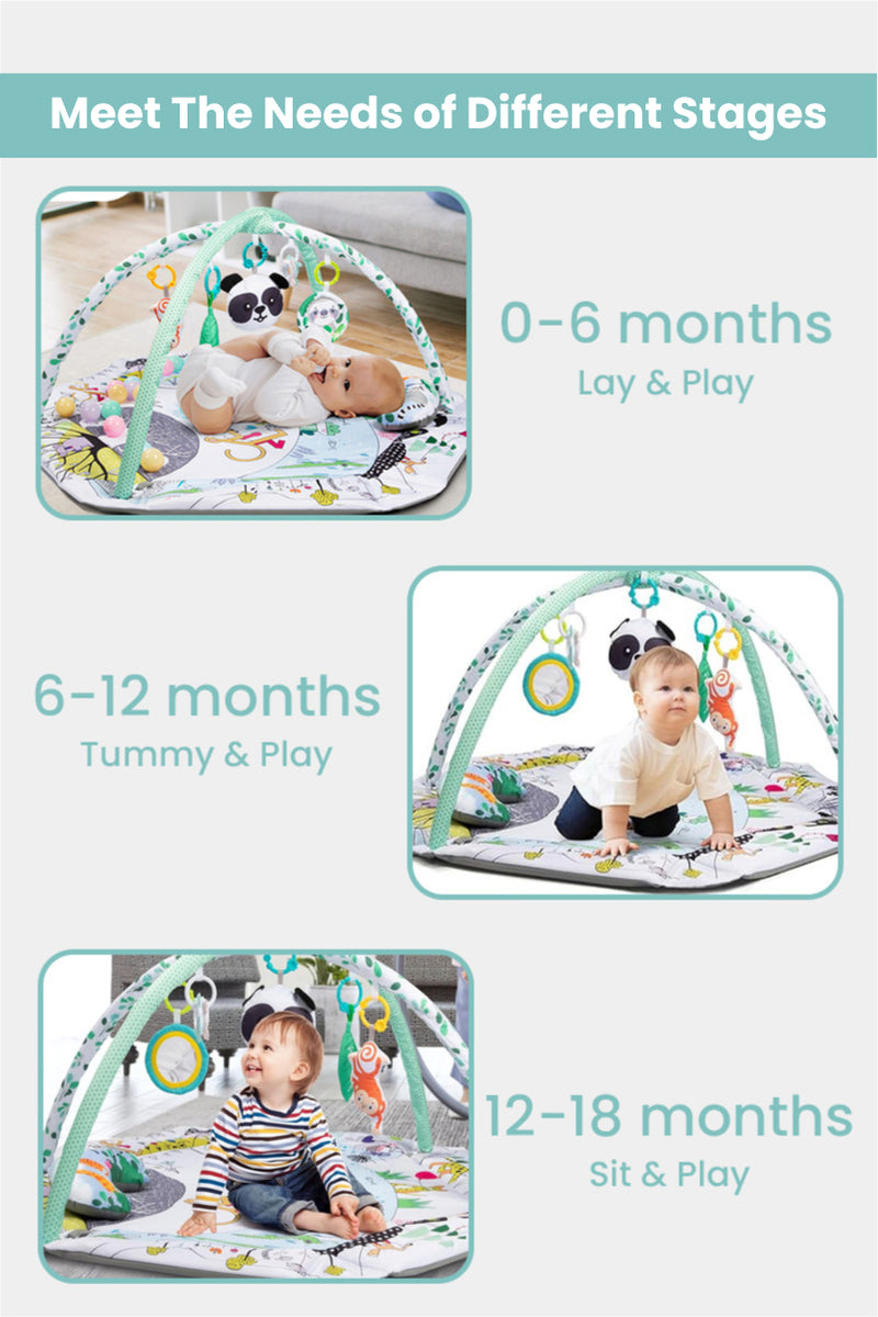 First Adventures Baby Playmat &amp; Gym