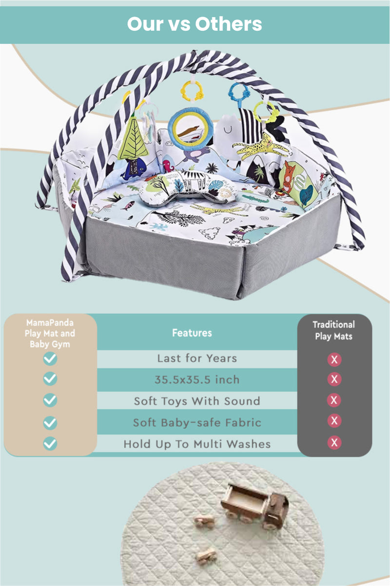 First Adventures Baby Playmat &amp; Gym