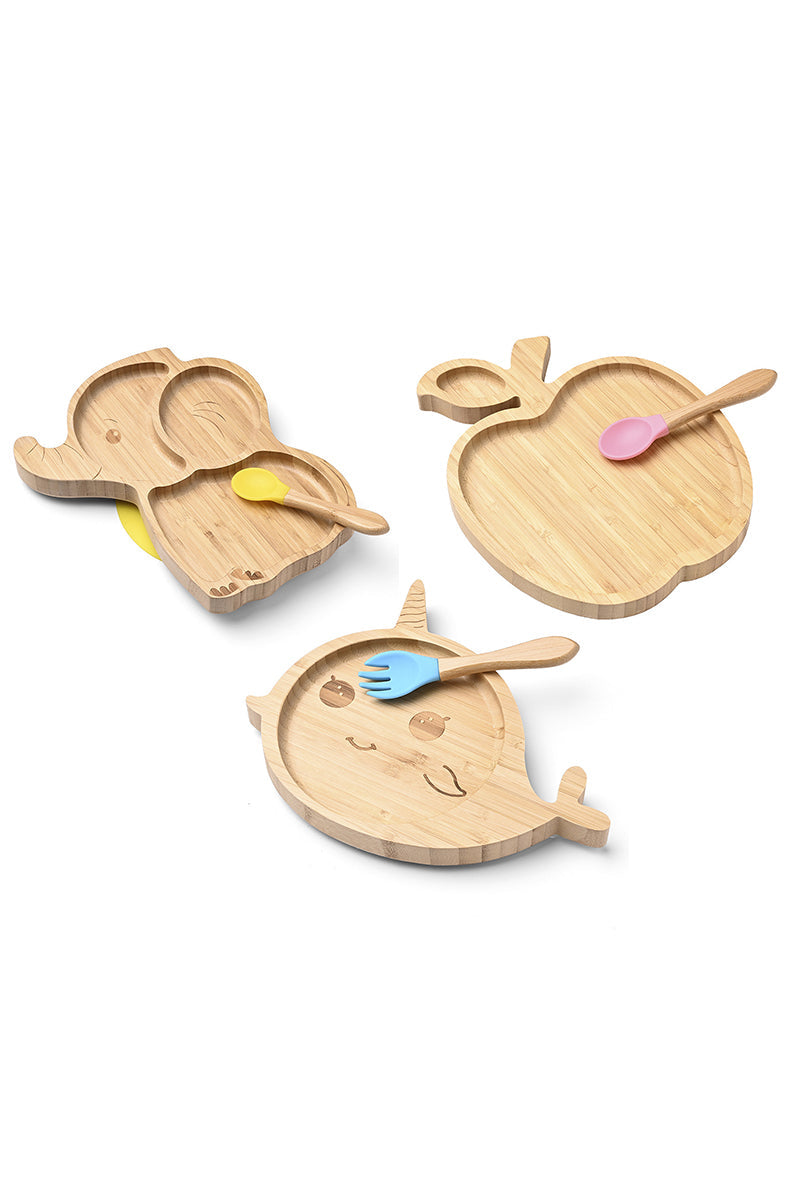 Cartoon Bamboo Dinner Plate