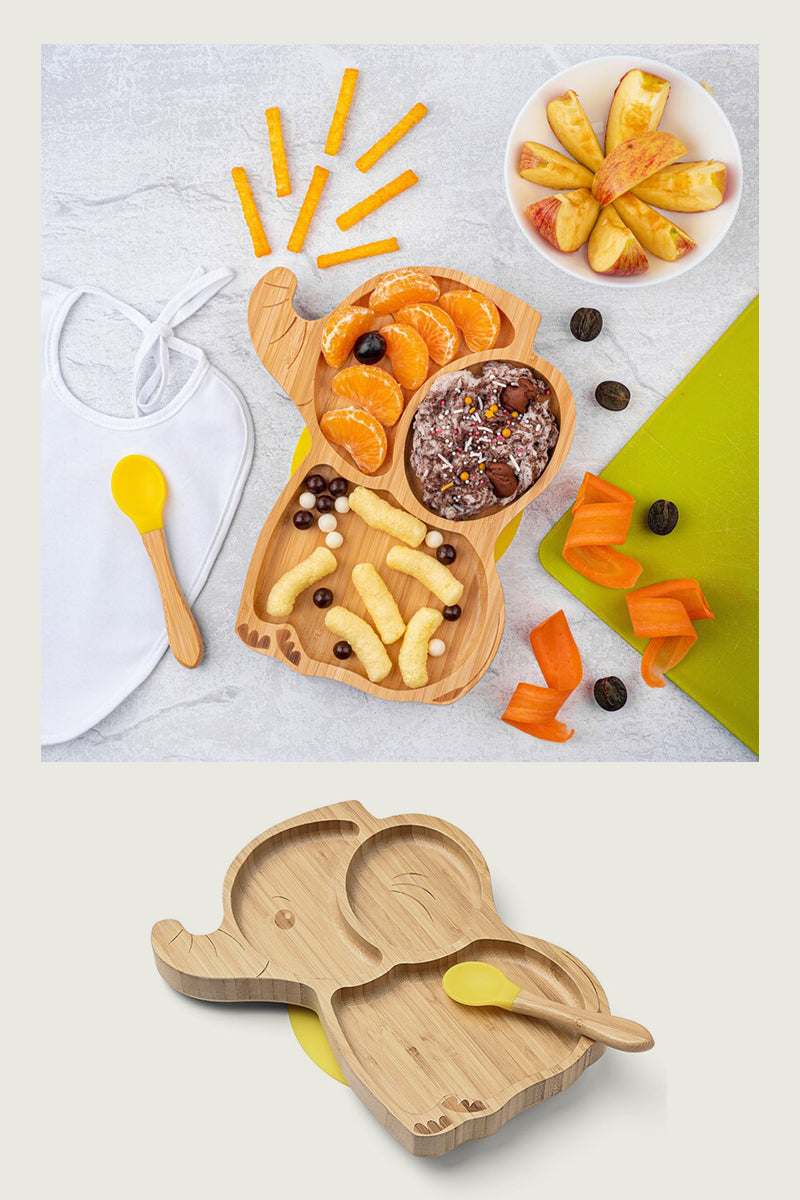 Cartoon Bamboo Dinner Plate