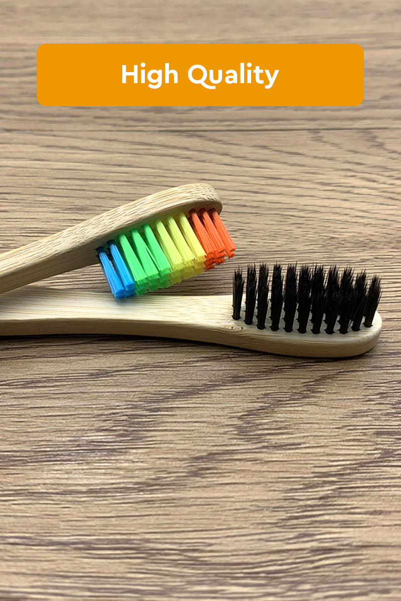 Bamboo Toothbrush 10-Piece Set