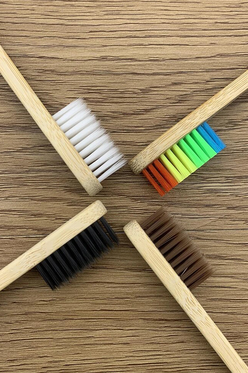 Bamboo Toothbrush 10-Piece Set