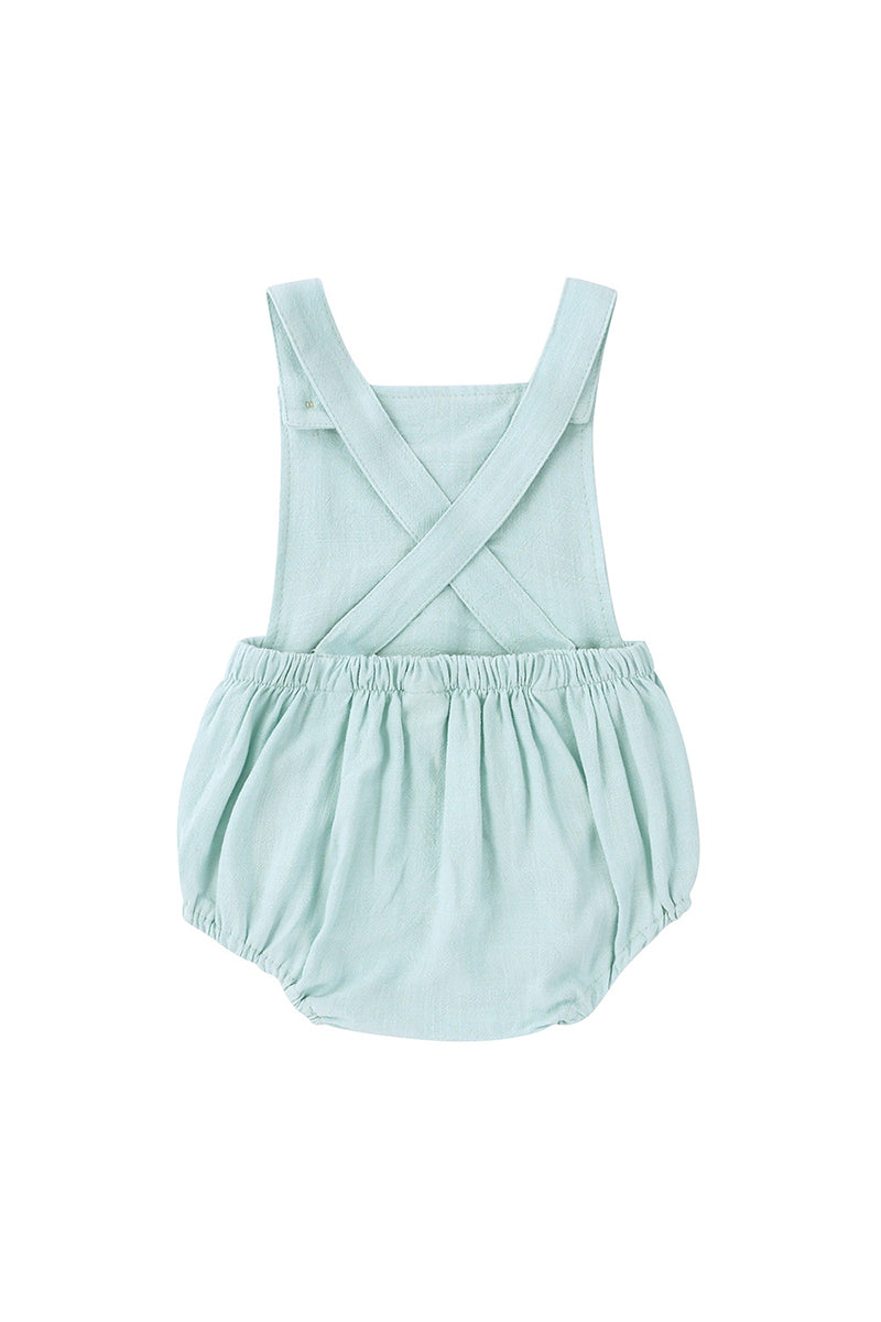 Organic Button Strap Romper