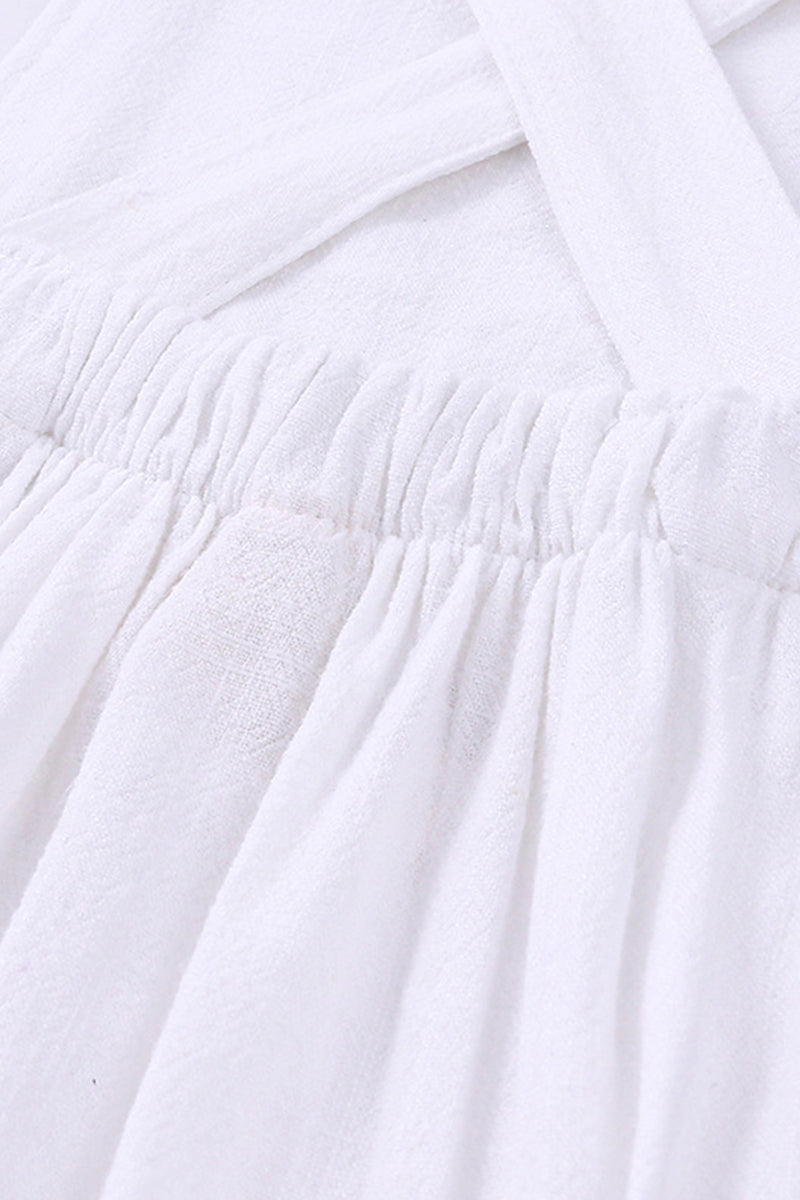 Organic Button Strap Romper