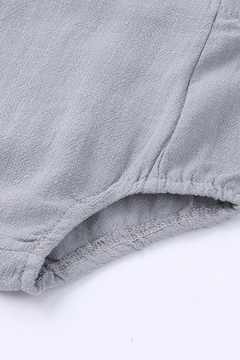 Organic Button Strap Romper