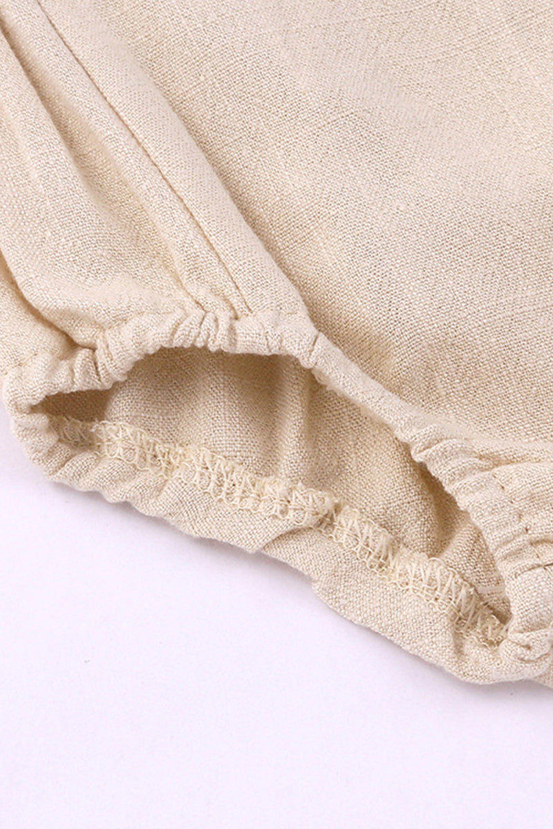 Organic Button Strap Romper