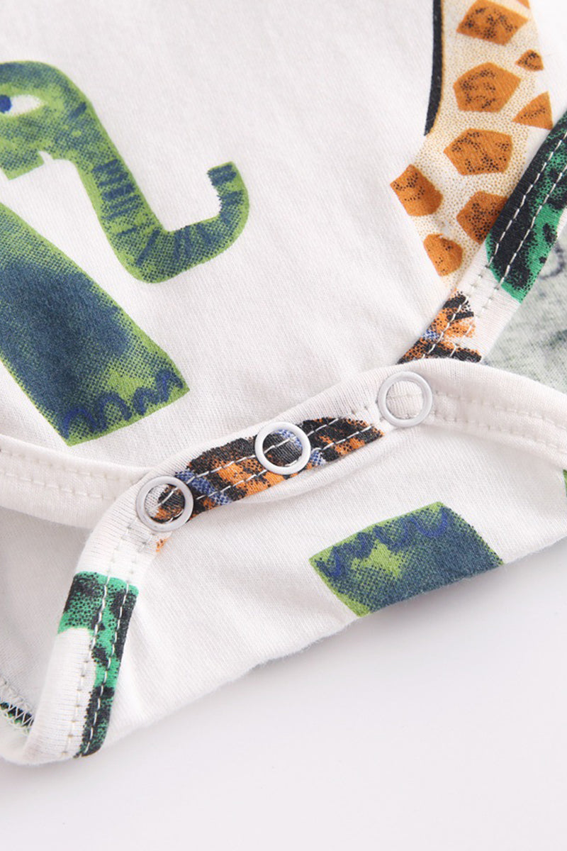 Organic Cotton Animal Romper