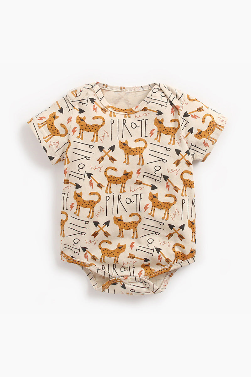 Organic Cotton Animal Romper