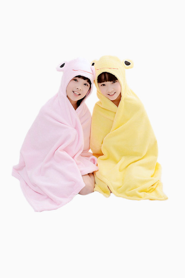 Pure Cotton Hooded Blanket Towel