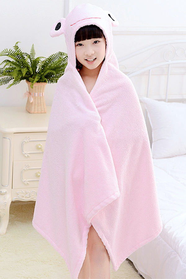 Pure Cotton Hooded Blanket Towel