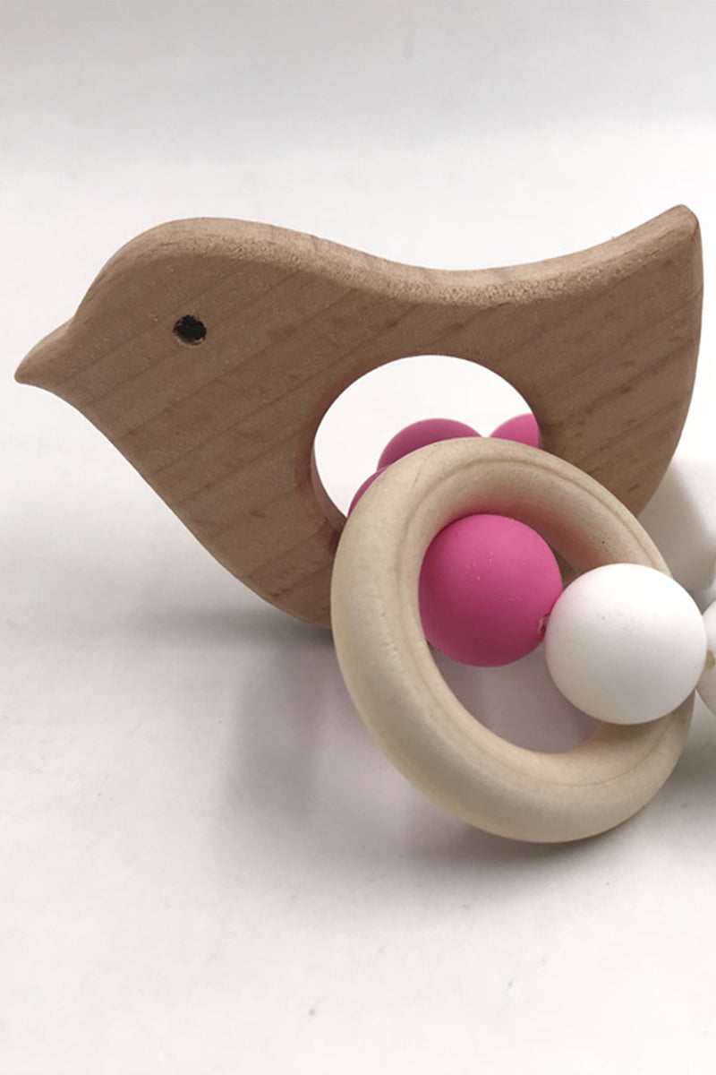 Organic Wooden Silicon Teether