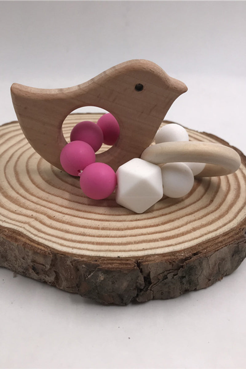Organic Wooden Silicon Teether