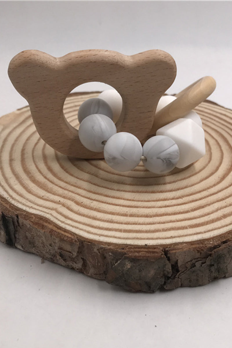 Organic Wooden Silicon Teether
