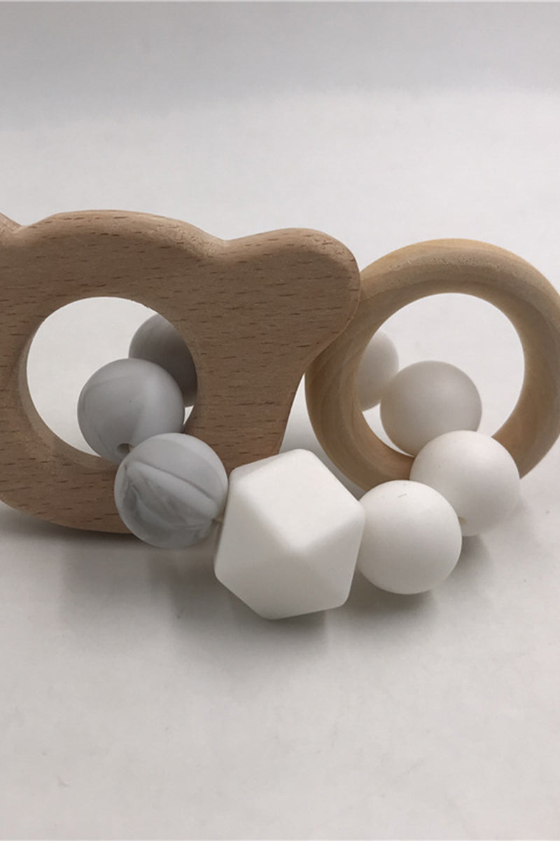 Organic Wooden Silicon Teether