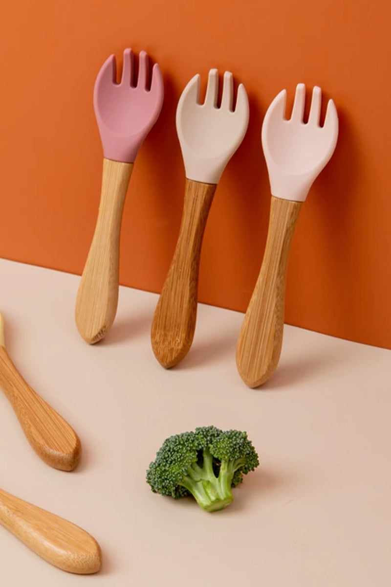 Organic Bamboo Spoon and Fork Set