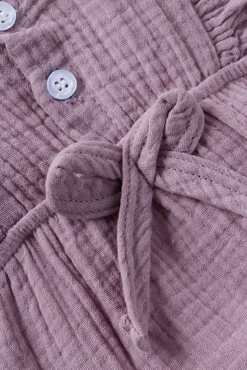 Cotton Sleeveless Baby Bodysuit With Headband