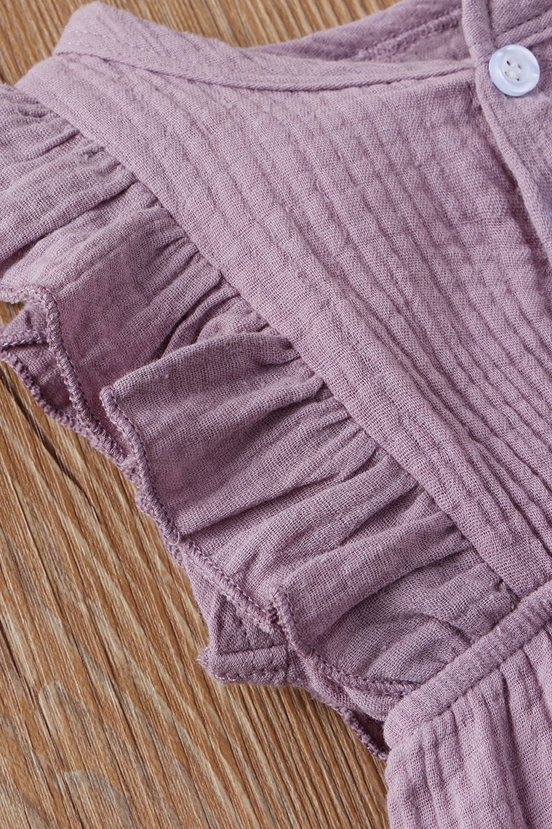 Cotton Sleeveless Baby Bodysuit With Headband