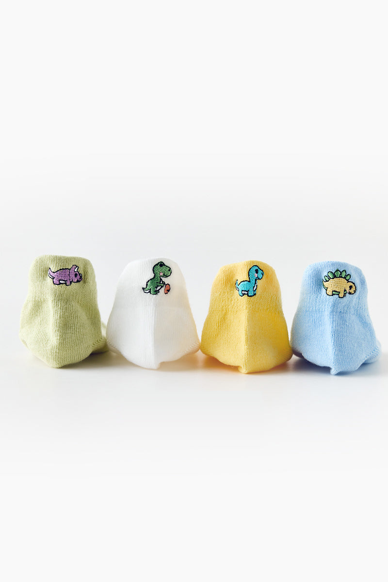 Organic Cotton Embroidered Cartoon Socks
