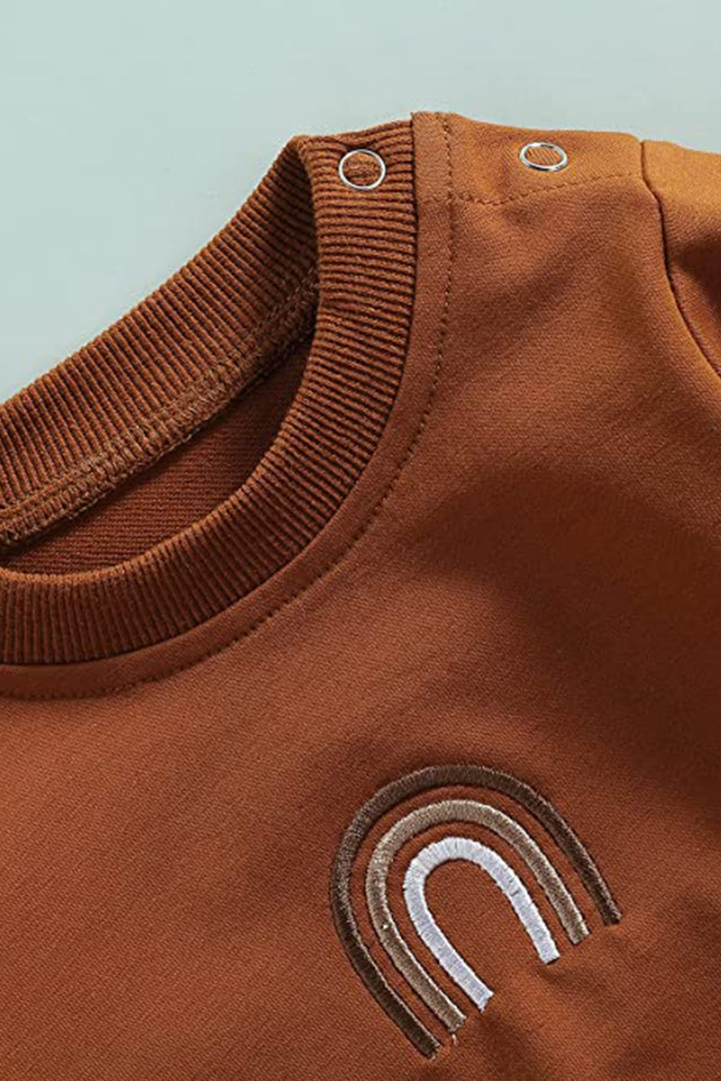 Oversized Rainbow Bodysuit Sweatshirt