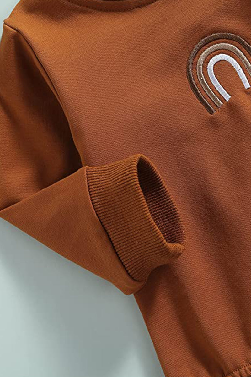 Oversized Rainbow Bodysuit Sweatshirt