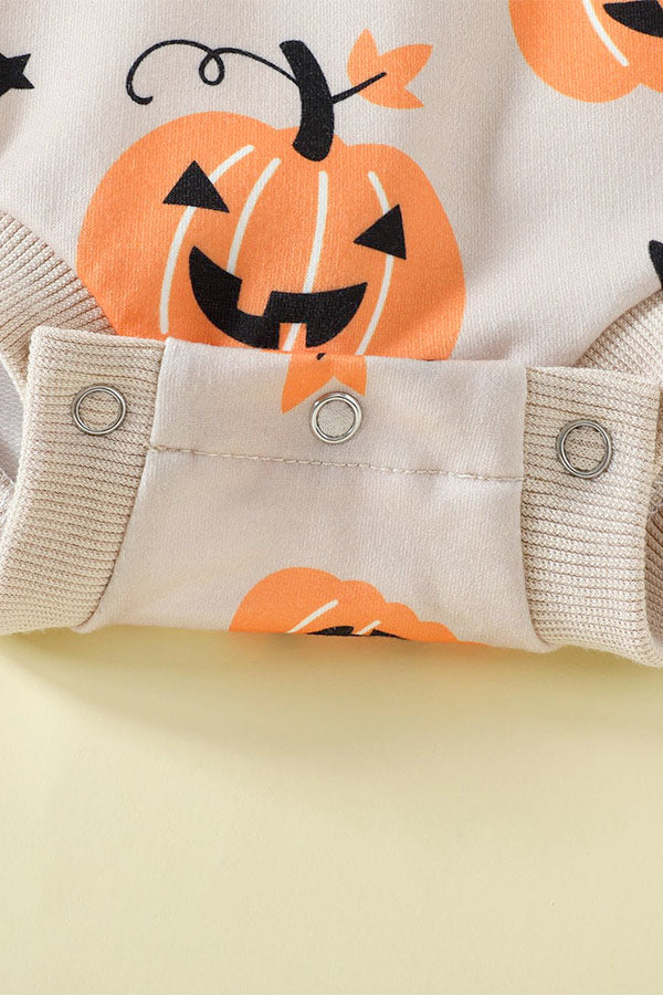 Long Sleeve Pumpkin Bodysuit Halloween 2022