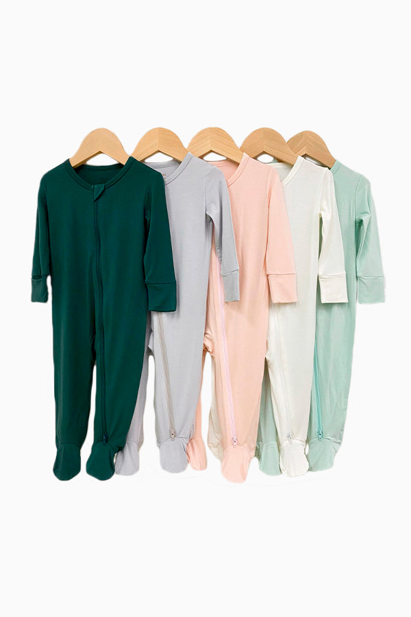 Organic Bamboo Dual Side Jumpsuit with Foot Cover