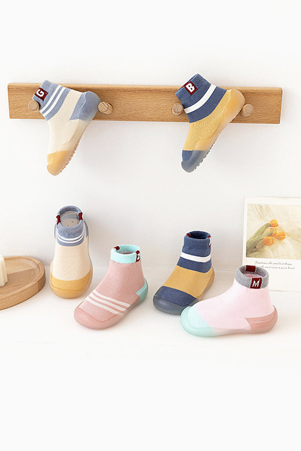 Cute Striped Non-Slip Socks Shoes