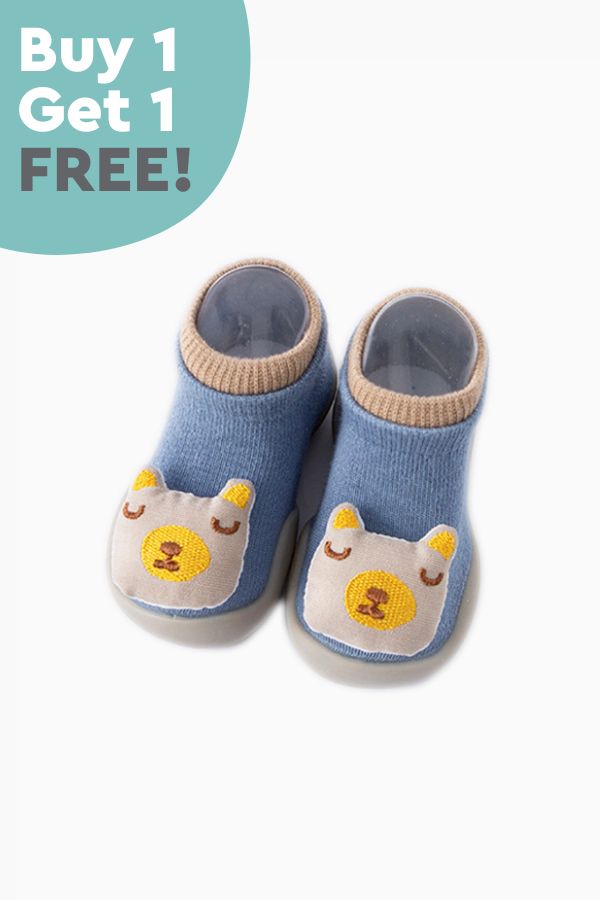 First Step Cartoon Sock Shoes (1+1 FREE)