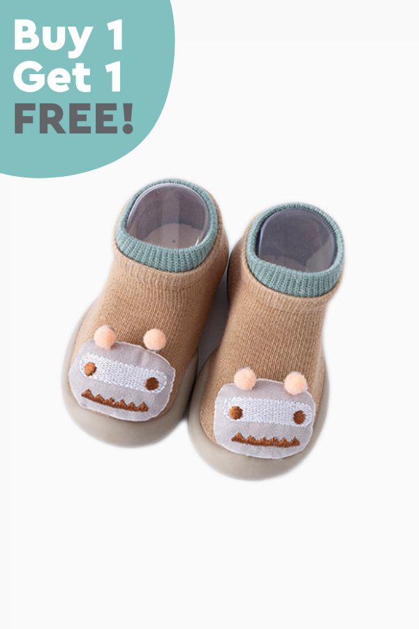 First Step Cartoon Sock Shoes (1+1 FREE)