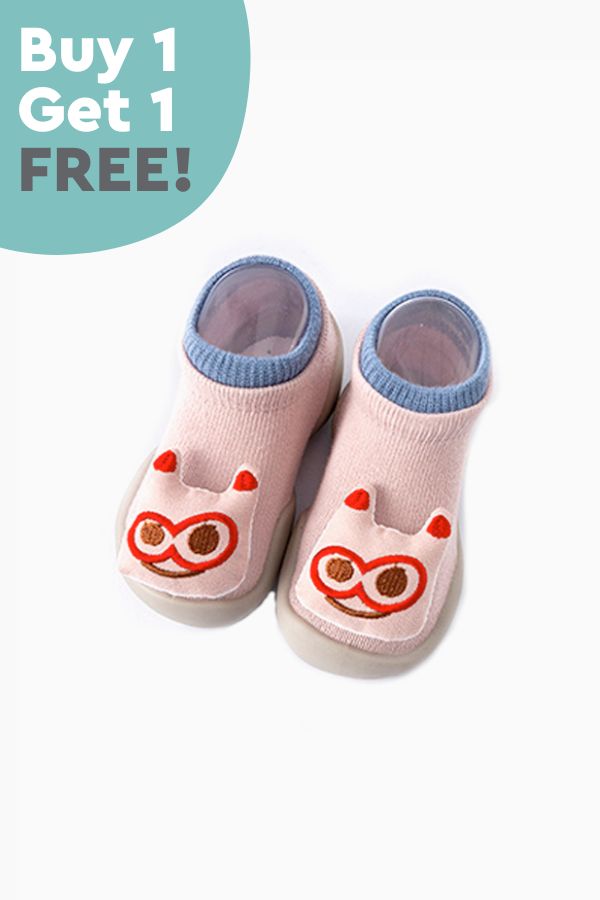 First Step Cartoon Sock Shoes (1+1 FREE)