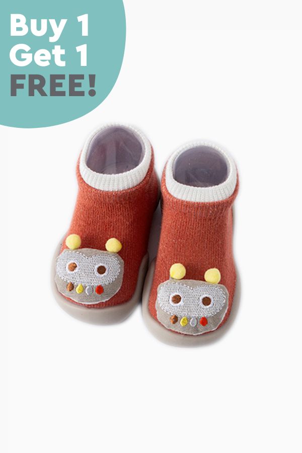 First Step Cartoon Sock Shoes (1+1 FREE)