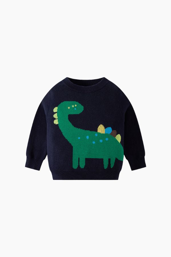 Cutesy Cotton Dino Sweater