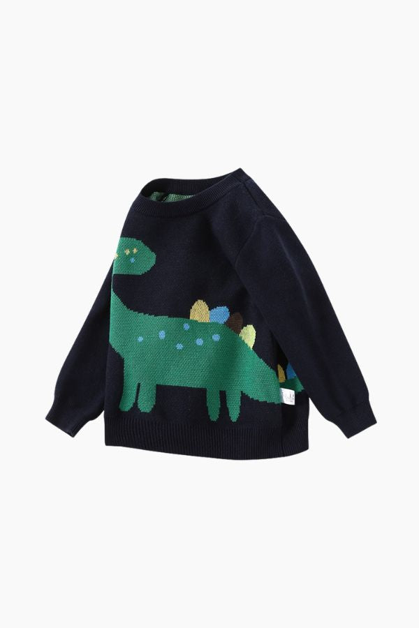 Cutesy Cotton Dino Sweater