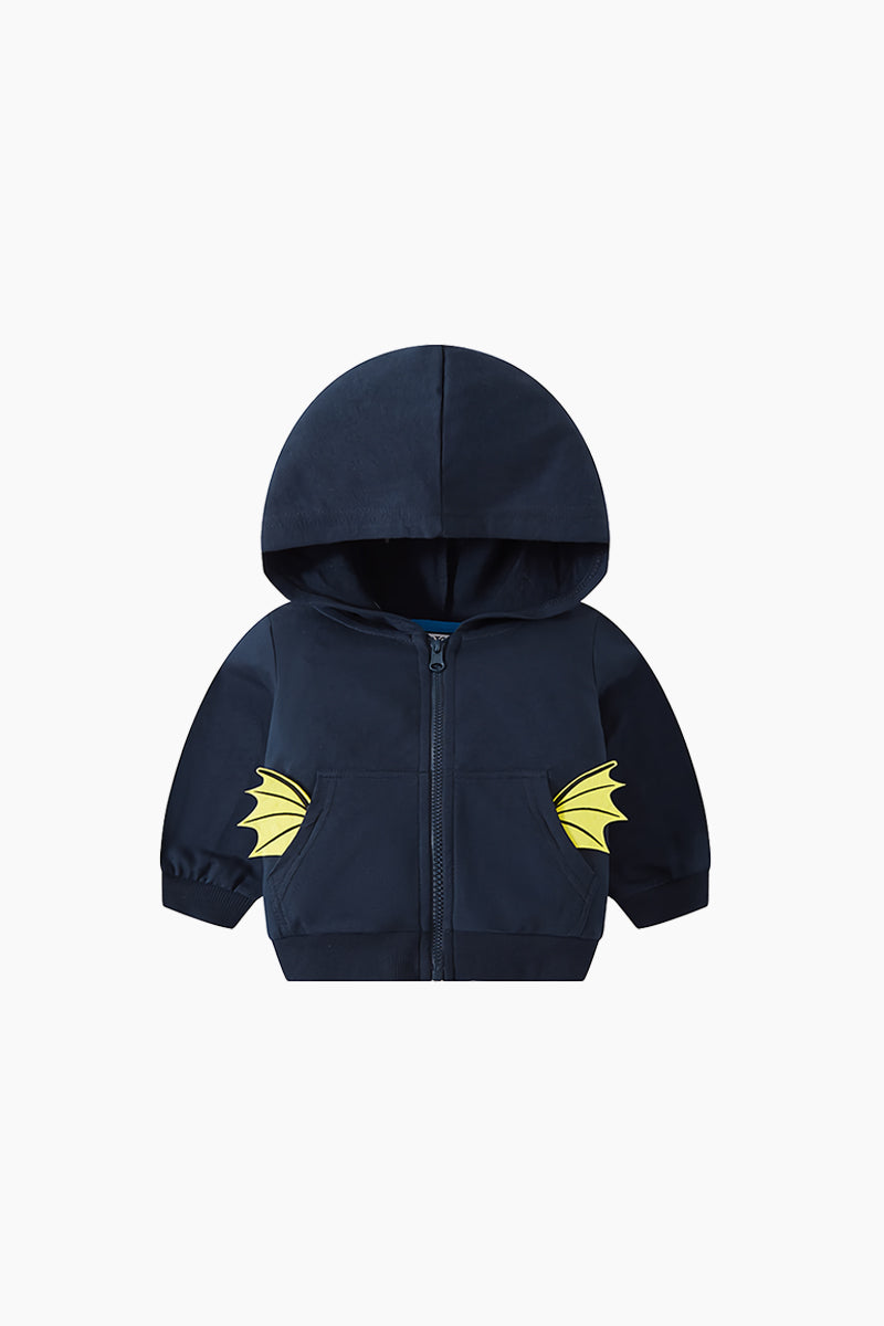 Flying Dino Zipper Hoodie