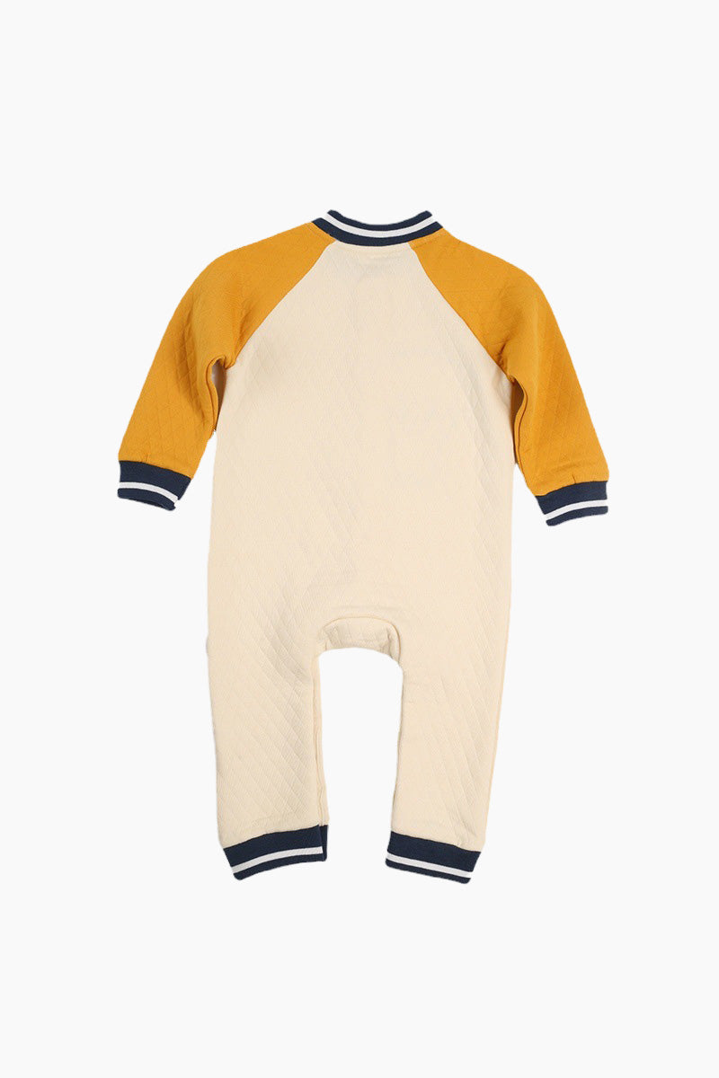 Cozy Varsity Elephant Jumpsuit