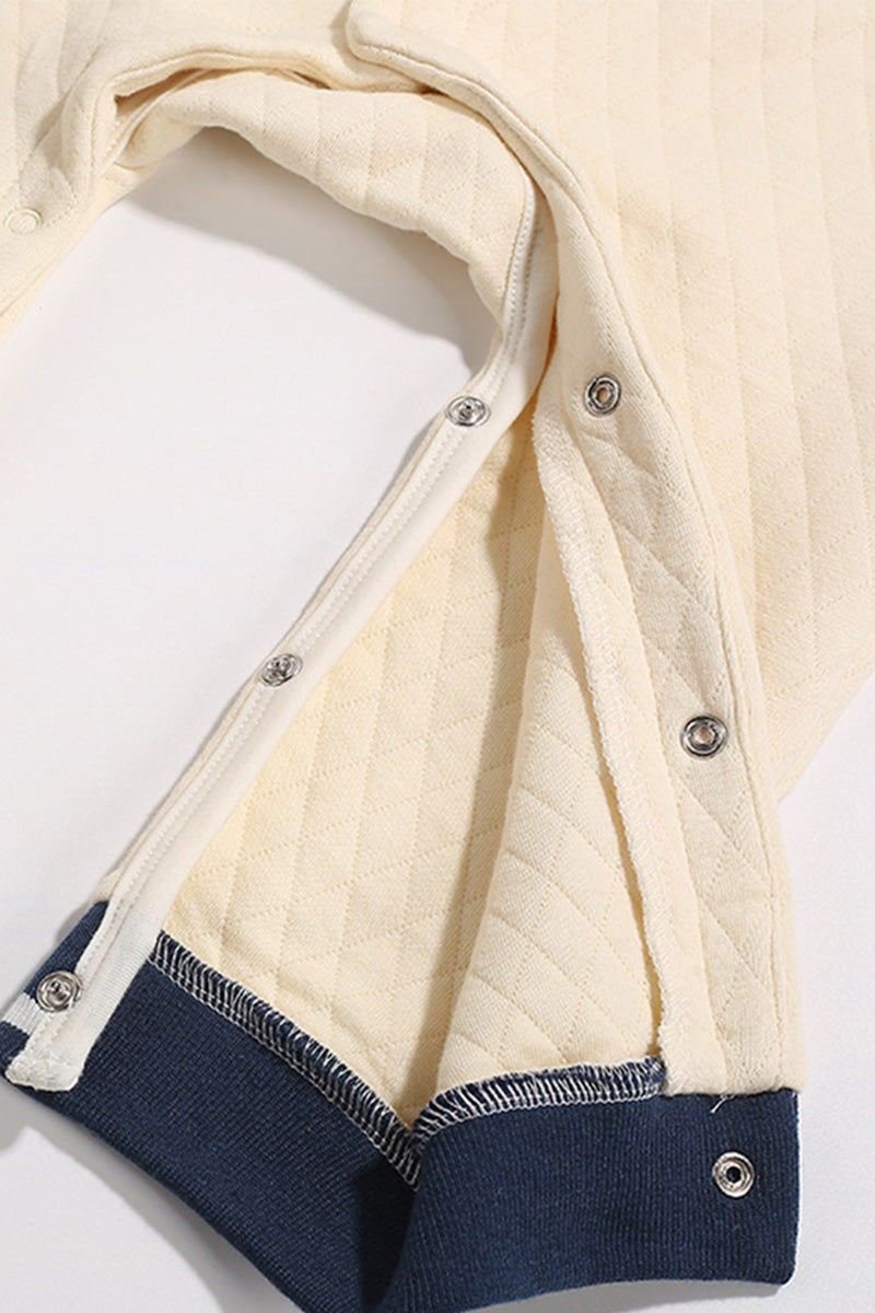 Cozy Varsity Elephant Jumpsuit