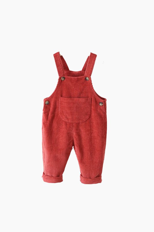 Vintage Buttoned Corduroy Pocketalls