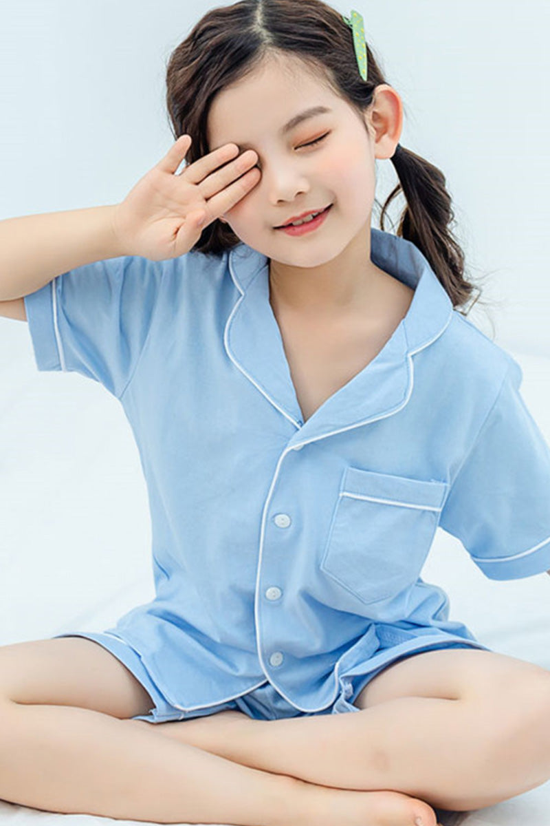 Cozy Collared Pajama Set