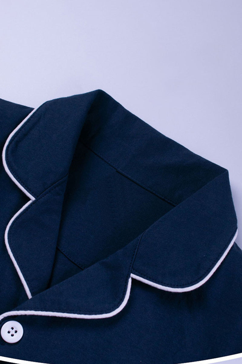 Cozy Collared Pajama Set