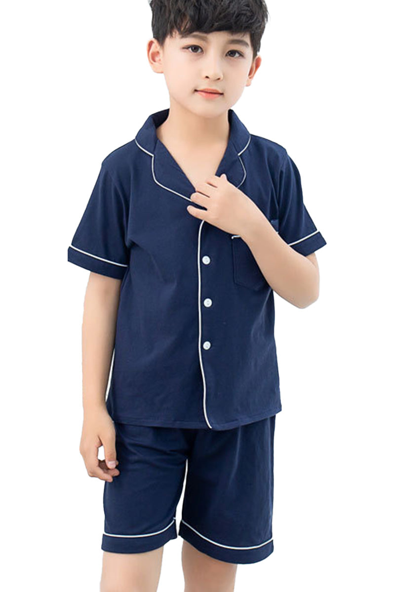 Cozy Collared Pajama Set